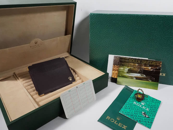 ロレックス デイデイト Ref.18346A プラチナ シルバー文字盤