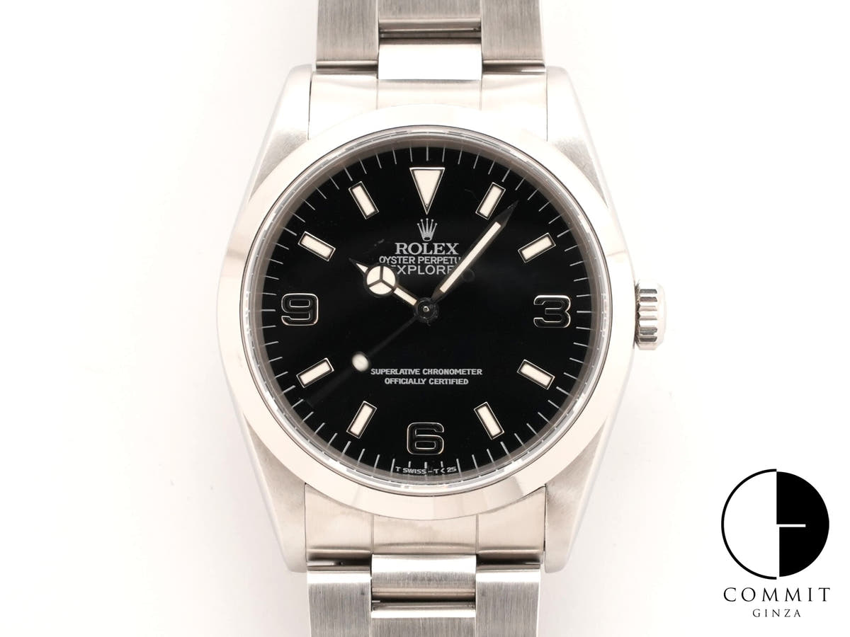 Rolex Explorer I Ref. 14270 Stainless Steel Black Dial