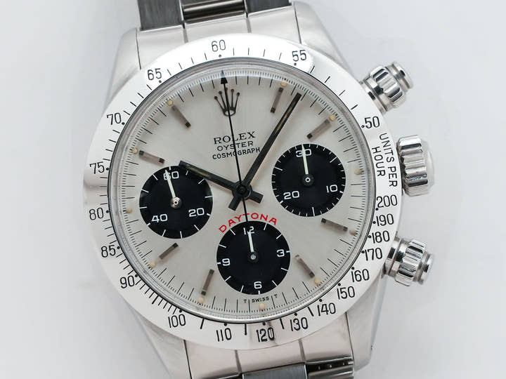 ロレックス デイトナ Ref.6265 ステンレススチール シルバー文字盤