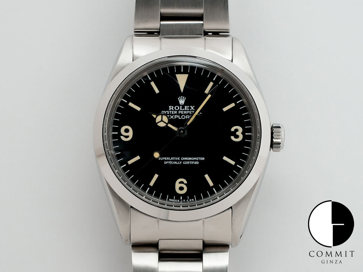 ロレックス エクスプローラーI Ref.1016 ステンレススチール ブラック文字盤