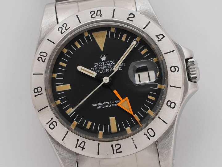 Rolex Explorer II Ref. 1655 Stainless Steel Black Dial