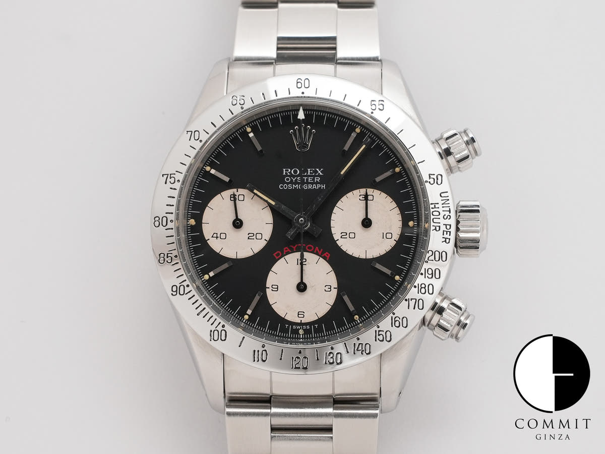 ロレックス デイトナ Ref.6265 ステンレススチール ブラック文字盤