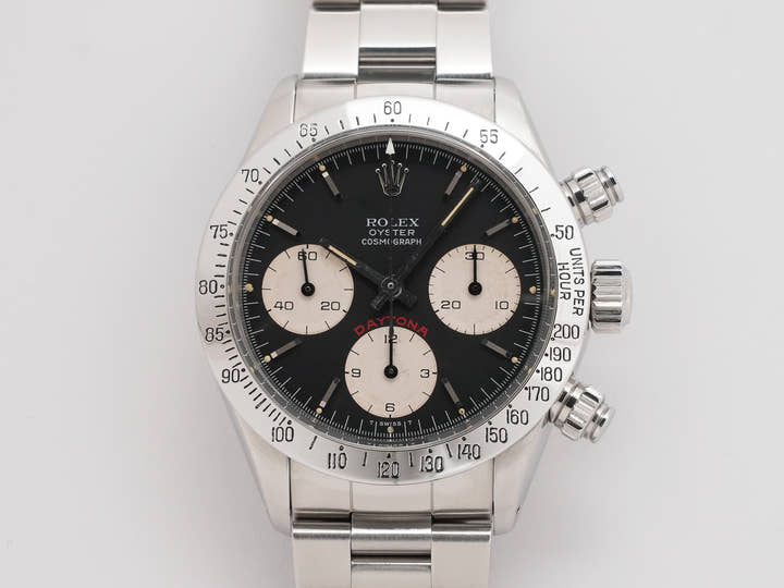 ロレックス デイトナ Ref.6265 ステンレススチール ブラック文字盤