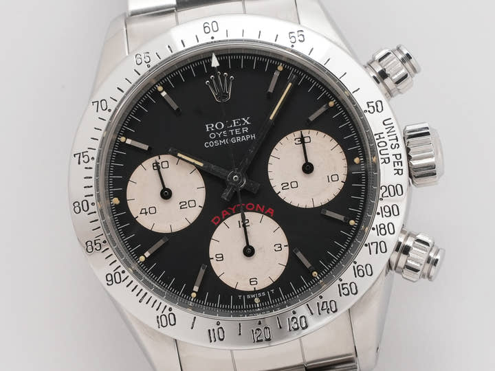 ロレックス デイトナ Ref.6265 ステンレススチール ブラック文字盤