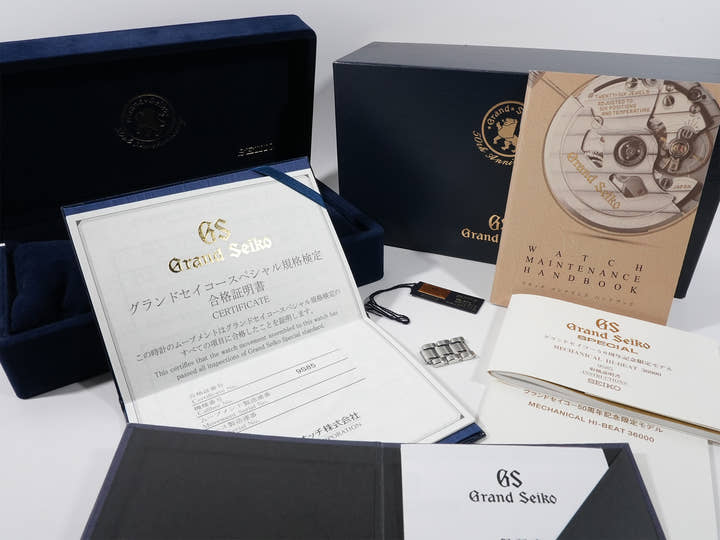 グランドセイコー 50周年記念 Ref.SBGH015 SS シルバー文字盤 中古 s6xae3ke