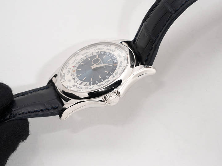 パテックフィリップ コンプリケーション ワールドタイム Ref.5130P-001 プラチナ シルバー文字盤