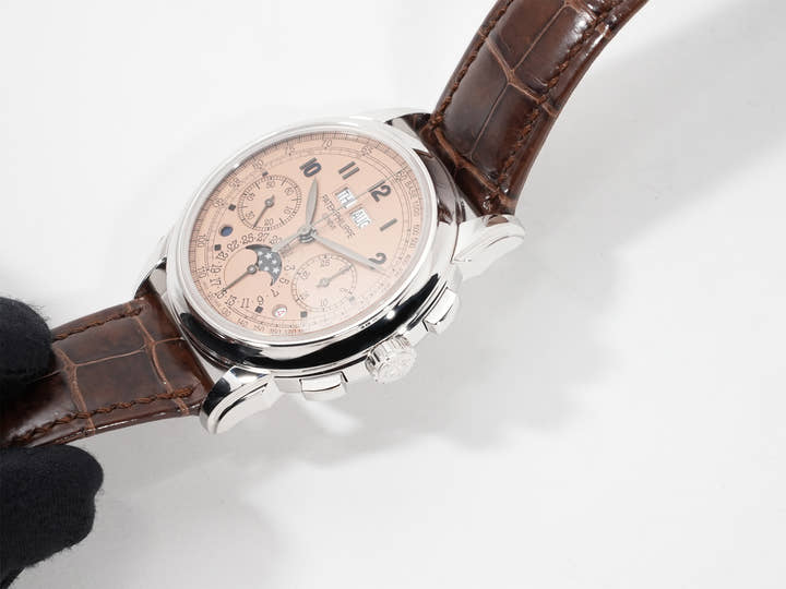 パテックフィリップ パーペチュアルカレンダー クロノグラフ Ref.5270P-001 プラチナ ゴールデンオパーリン文字盤