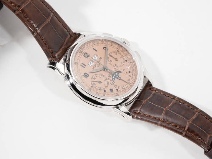 パテックフィリップ パーペチュアルカレンダー クロノグラフ Ref.5270P-001 プラチナ ゴールデンオパーリン文字盤