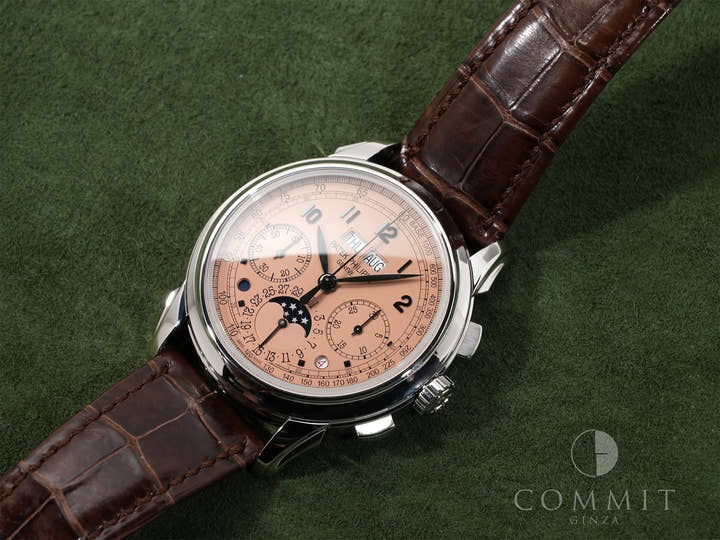 パテックフィリップ パーペチュアルカレンダー クロノグラフ Ref.5270P-001 プラチナ ゴールデンオパーリン文字盤