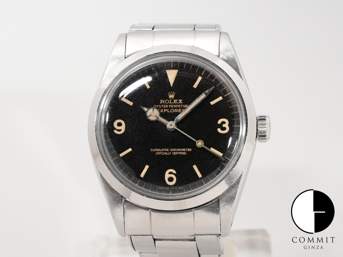 ロレックス エクスプローラーI Ref.1016 ステンレススチール ブラック文字盤