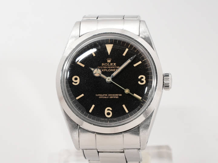 ロレックス エクスプローラーI Ref.1016 ステンレススチール ブラック文字盤