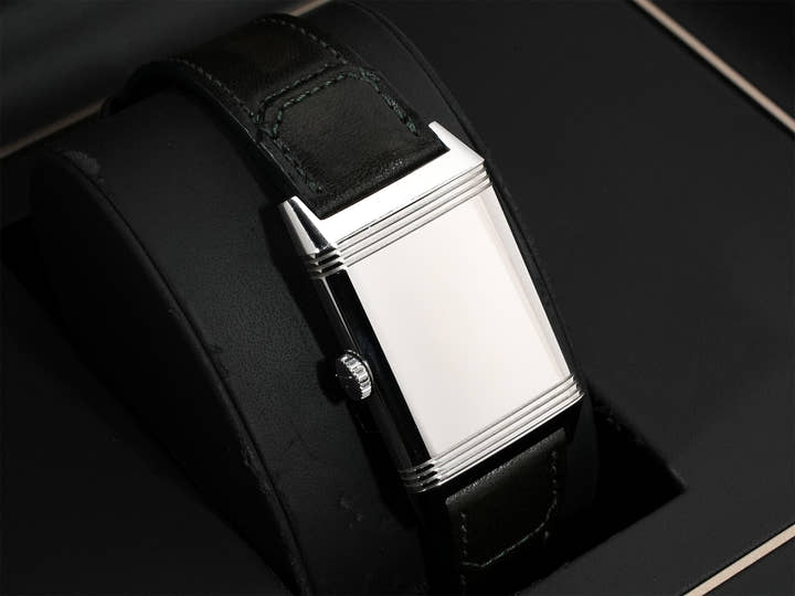 ジャガールクルト レベルソ トリビュート スモールセコンド Ref.Q3978430 グリーン文字盤 中古 7ccvsyix