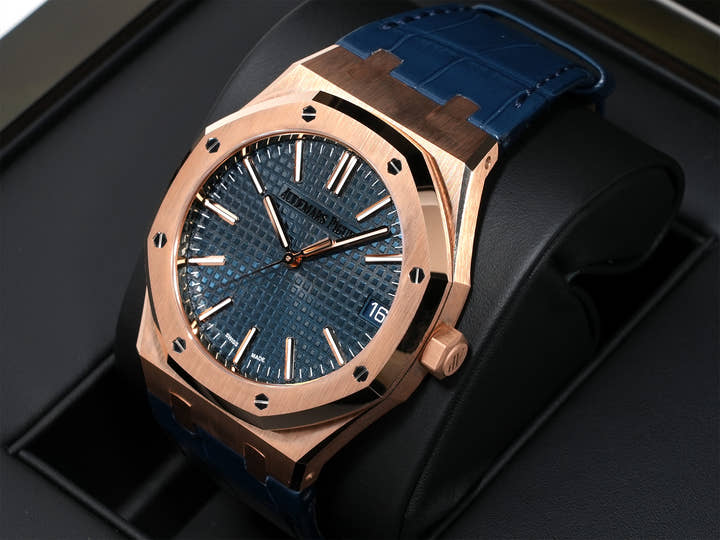 オーデマピゲ ロイヤルオーク Ref.15510OR.OO.D315CR.01 ピンクゴールド ナイトブルー文字盤
