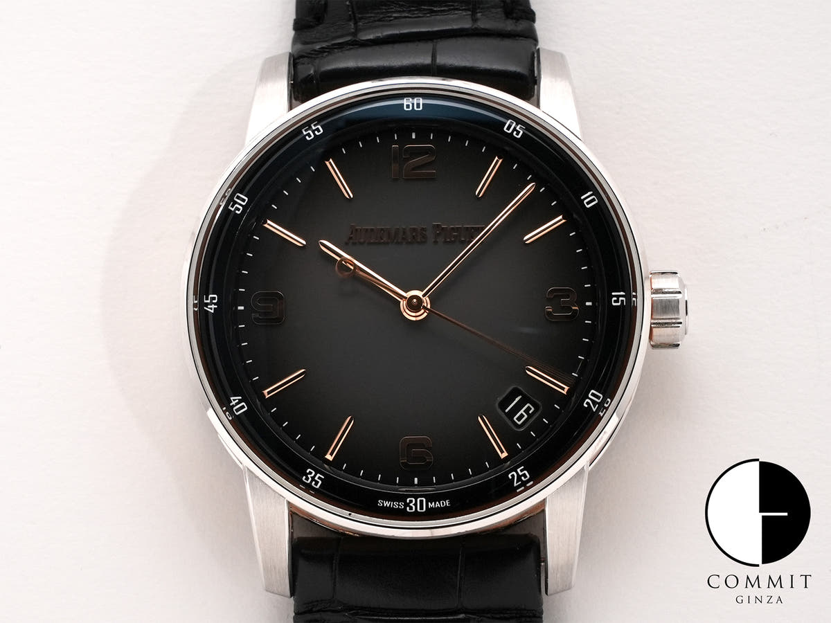 オーデマピゲ CODE 11.59 バイ オーデマ ピゲ Ref.15210CR.OO.A002CR.01 ホワイトゴールド/ピンクゴールド グレーラッカー文字盤