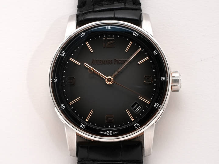 オーデマピゲ CODE 11.59 バイ オーデマ ピゲ Ref.15210CR.OO.A002CR.01 ホワイトゴールド/ピンクゴールド グレーラッカー文字盤