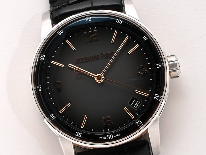 オーデマピゲ CODE 11.59 バイ オーデマ ピゲ Ref.15210CR.OO.A002CR.01 ホワイトゴールド/ピンクゴールド グレーラッカー文字盤