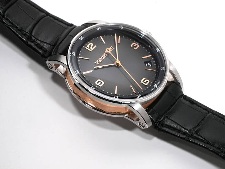 オーデマピゲ CODE 11.59 バイ オーデマ ピゲ Ref.15210CR.OO.A002CR.01 ホワイトゴールド/ピンクゴールド グレーラッカー文字盤