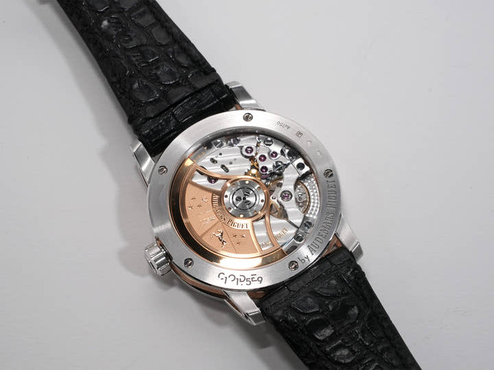 オーデマピゲ CODE 11.59 バイ オーデマ ピゲ Ref.15210CR.OO.A002CR.01 ホワイトゴールド/ピンクゴールド グレーラッカー文字盤