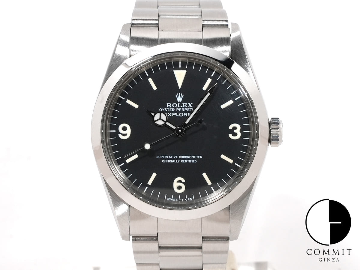 ロレックス エクスプローラーI Ref.1016 ステンレススチール ブラック文字盤