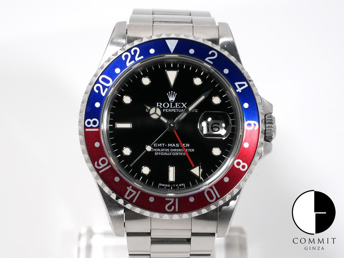 ロレックス GMTマスター Ref.16700 ステンレススチール ブラック文字盤 オイスターブレスレット