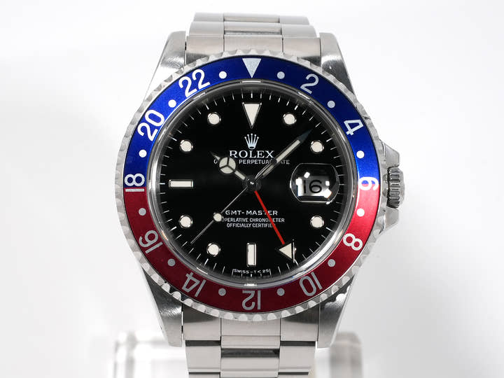 ロレックス GMTマスター Ref.16700 ステンレススチール ブラック文字盤 オイスターブレスレット