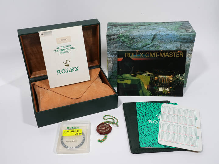 ロレックス GMTマスター Ref.16700 ステンレススチール ブラック文字盤 オイスターブレスレット