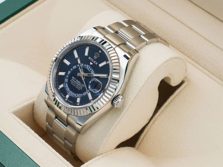 ロレックス スカイドゥエラー Ref.336934 ステンレススチール/ホワイトゴールド ブルー文字盤 オイスターブレスレット