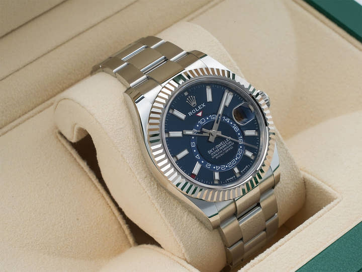 ロレックス スカイドゥエラー Ref.336934 ステンレススチール/ホワイトゴールド ブルー文字盤 オイスターブレスレット