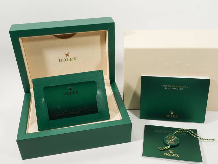 ロレックス スカイドゥエラー Ref.336934 ステンレススチール/ホワイトゴールド ブルー文字盤 オイスターブレスレット