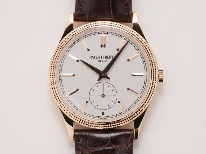 パテックフィリップ カラトラバ Ref.6119R-001 ローズゴールド シルバー文字盤
