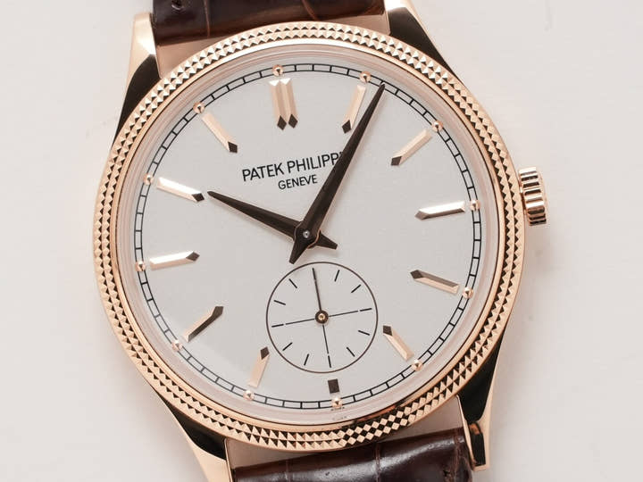 パテックフィリップ カラトラバ Ref.6119R-001 ローズゴールド シルバー文字盤