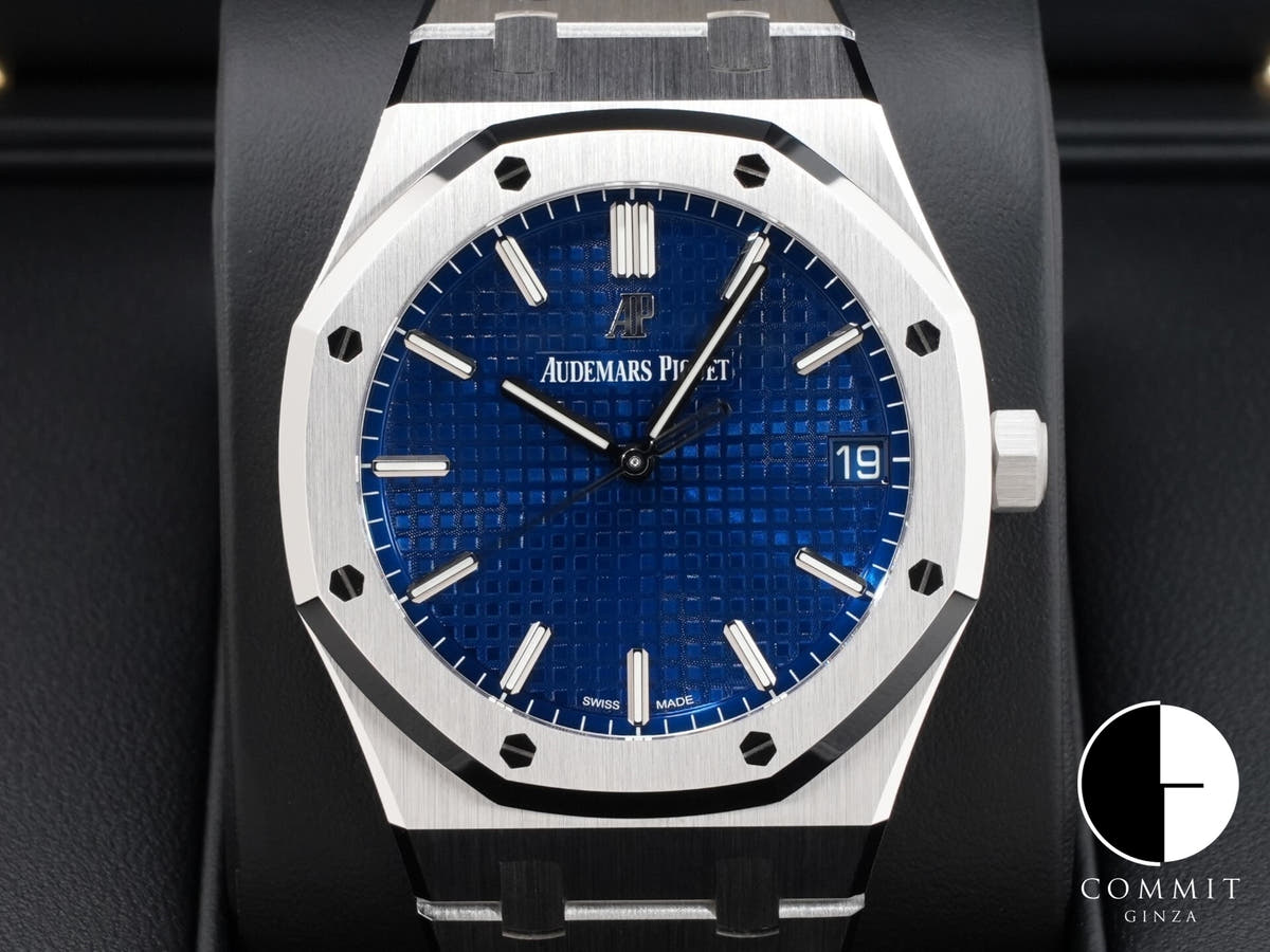 オーデマピゲ ロイヤルオーク Ref.15503BC.OO.1220BC.01 ホワイトゴールド ブルー文字盤