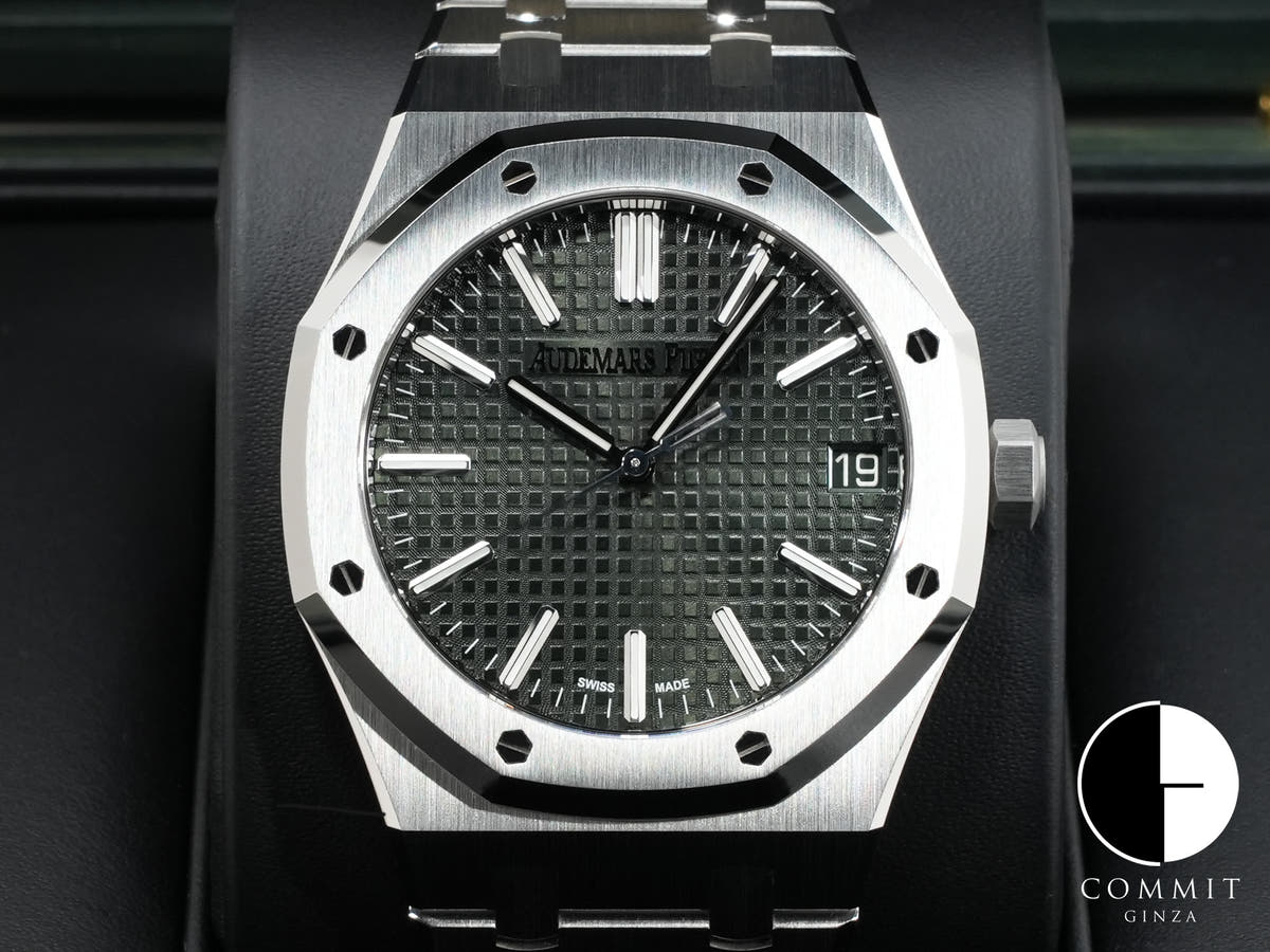 オーデマピゲ ロイヤルオーク 50周年記念 Ref.15510ST.OO.1320ST.04 ステンレススチール カーキグリーン文字盤