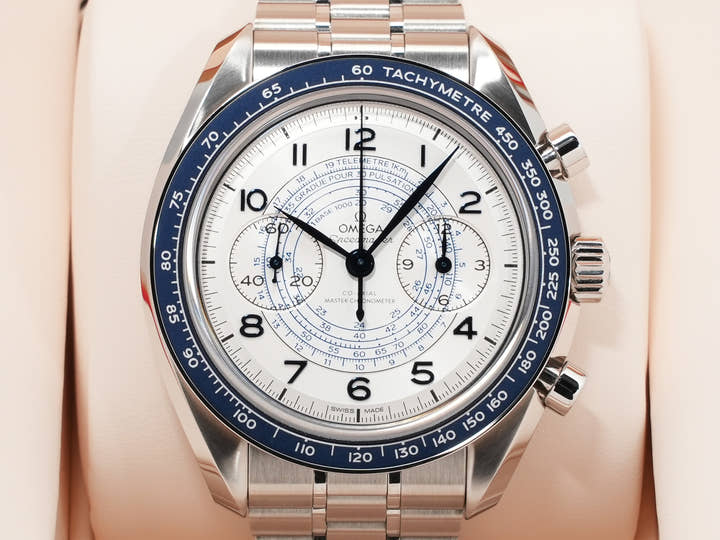 オメガ スピードマスター クロノスコープ コーアクシャル マスター クロノメーター クロノグラフ 43MM Ref.329.30.43.51.02.001 シルバー文字盤 美品 a59h8s2z