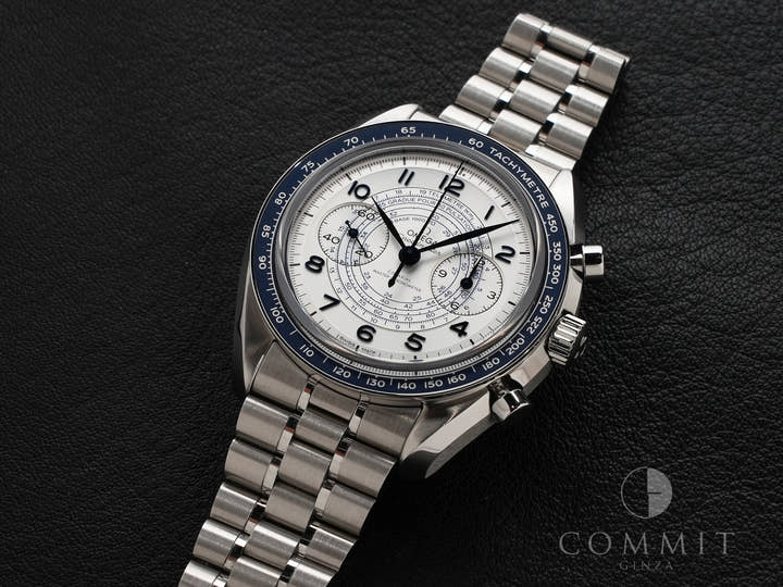 オメガ スピードマスター クロノスコープ コーアクシャル マスター クロノメーター クロノグラフ 43MM Ref.329.30.43.51.02.001 シルバー文字盤 美品 a59h8s2z