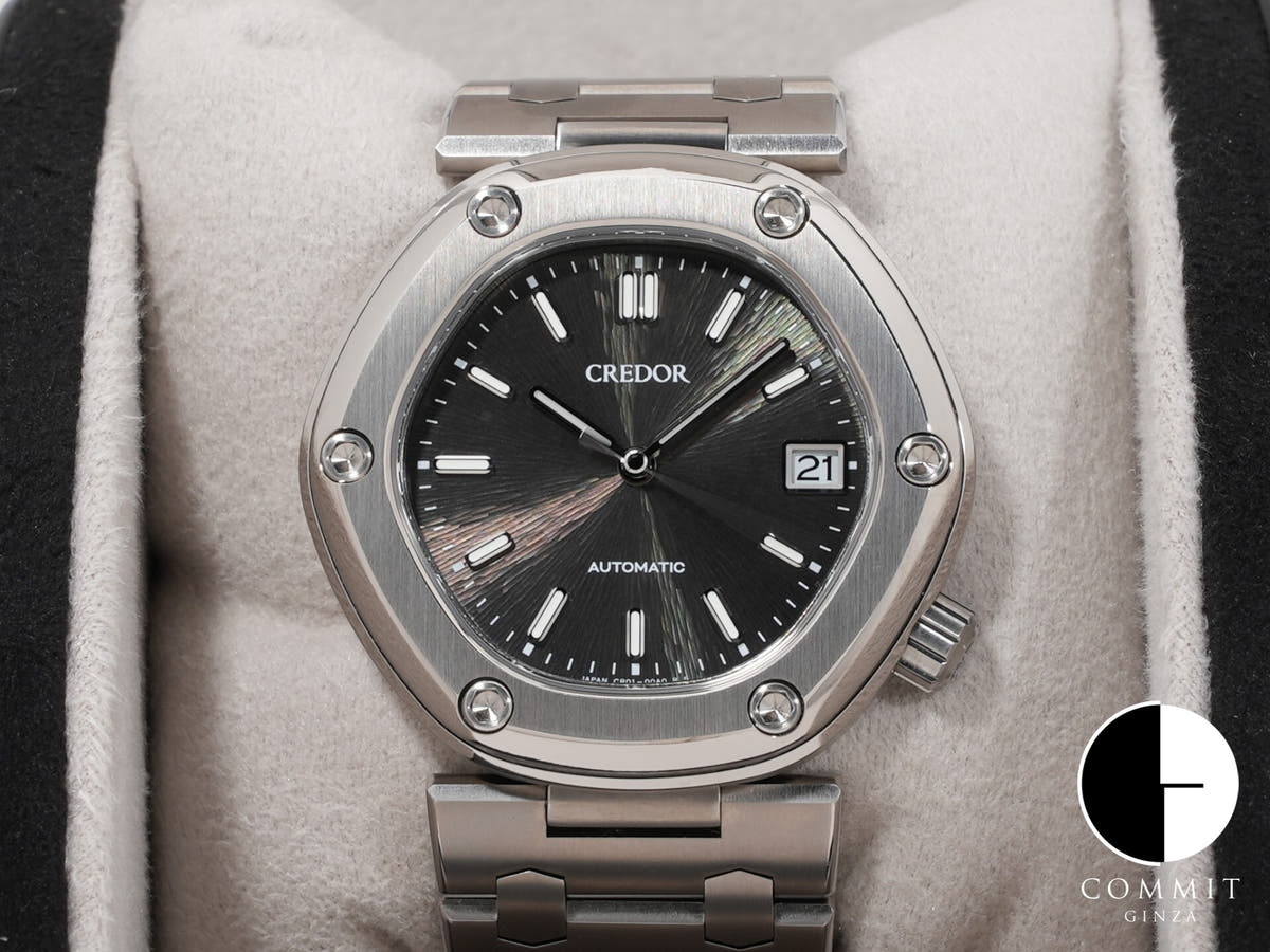 セイコー クレドール ロコモティブ Ref.GCCR999 ブラック文字盤 極美品 qpbtf6ng