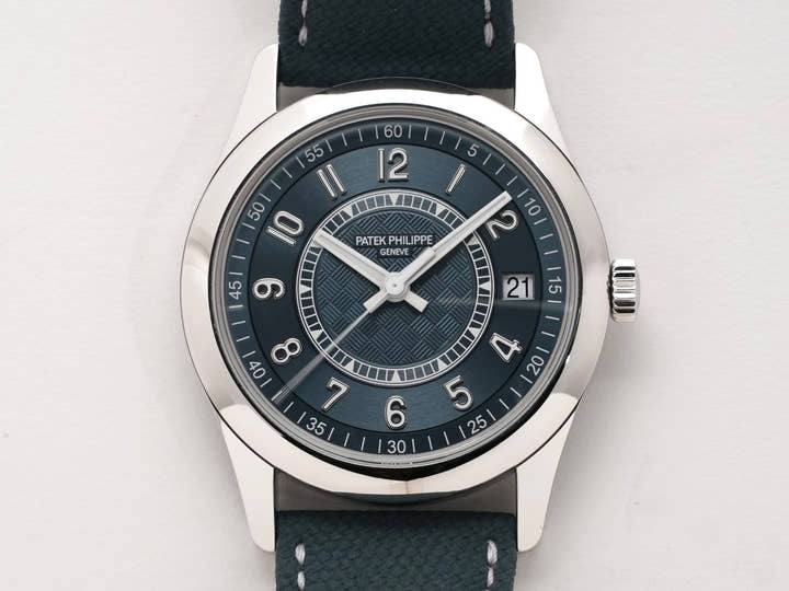 パテックフィリップ カラトラバ Ref.6007A-001 ステンレススチール グレーブルー文字盤