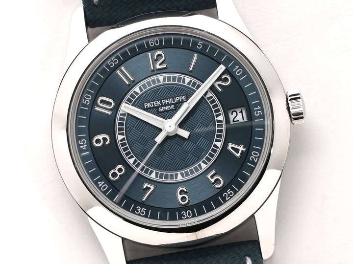 パテックフィリップ カラトラバ Ref.6007A-001 ステンレススチール グレーブルー文字盤