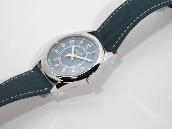 パテックフィリップ カラトラバ Ref.6007A-001 ステンレススチール グレーブルー文字盤