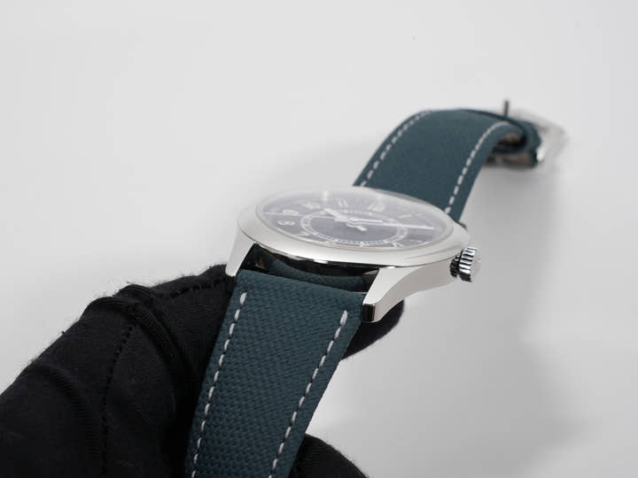 パテックフィリップ カラトラバ Ref.6007A-001 ステンレススチール グレーブルー文字盤