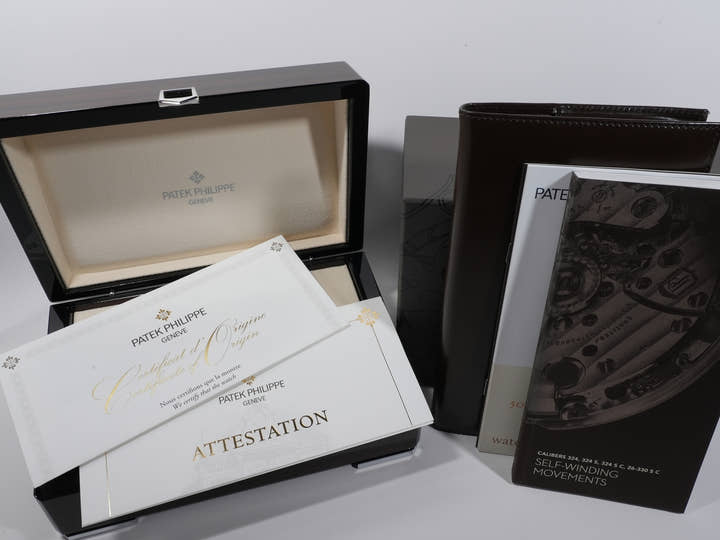 パテックフィリップ カラトラバ Ref.6007A-001 ステンレススチール グレーブルー文字盤