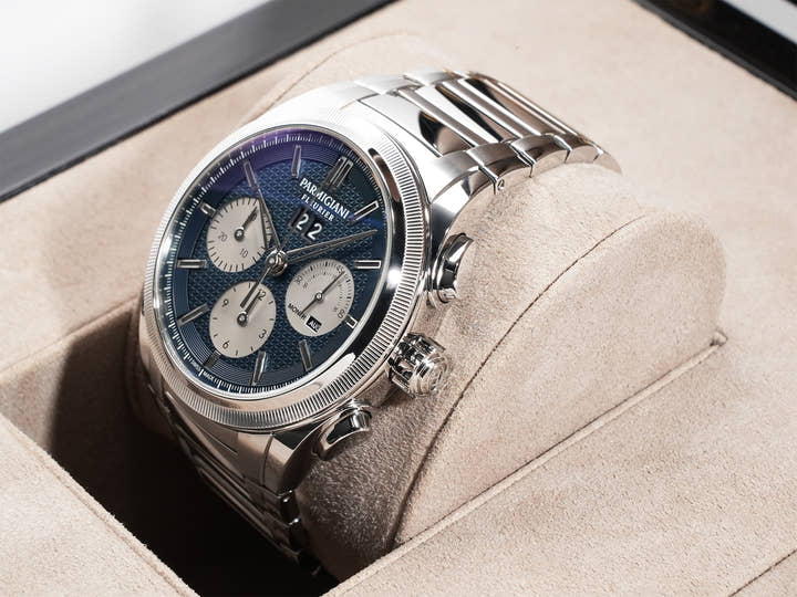 パルミジャーニフルリエ トンダグラフGT ヨシダスペシャル Ref.PFS906-1020002-100182 ブルー文字盤 中古 395FS2KP