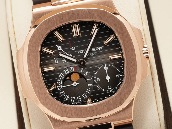 パテックフィリップ ノーチラス Ref.5712R-001 ローズゴールド ブラック ブラウン文字盤