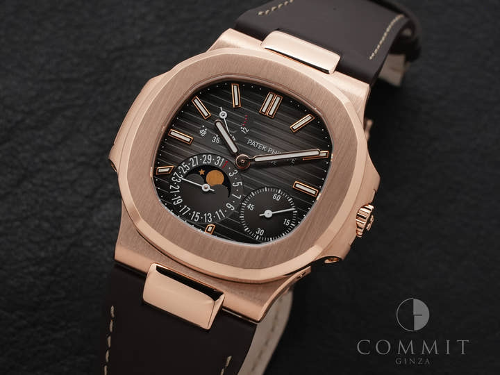 パテックフィリップ ノーチラス Ref.5712R-001 ローズゴールド ブラック ブラウン文字盤
