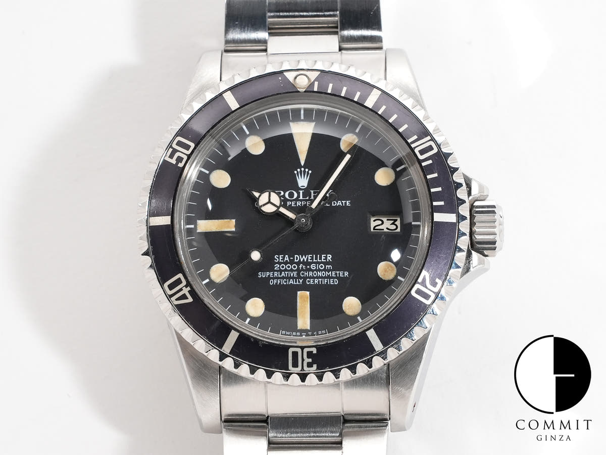 ロレックス シードゥエラー Ref.1665 ステンレススチール ブラック文字盤