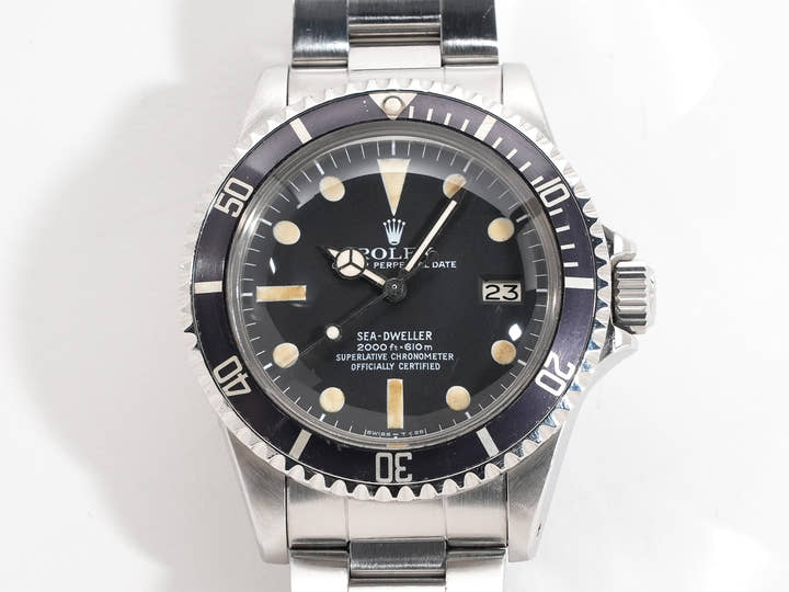 ロレックス シードゥエラー Ref.1665 ステンレススチール ブラック文字盤