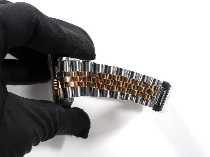 ロレックス デイトジャスト36 Ref.16233 ステンレススチール/イエローゴールド バーチ文字盤 ジュビリーブレスレット