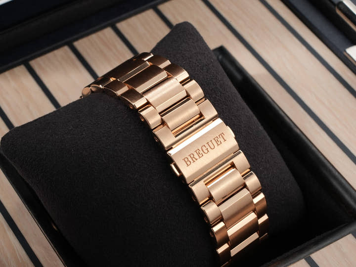 ブレゲ マリーン クロノグラフ Ref.5527BR/G3/RW0 グレー文字盤 美中古 59fp8v3w