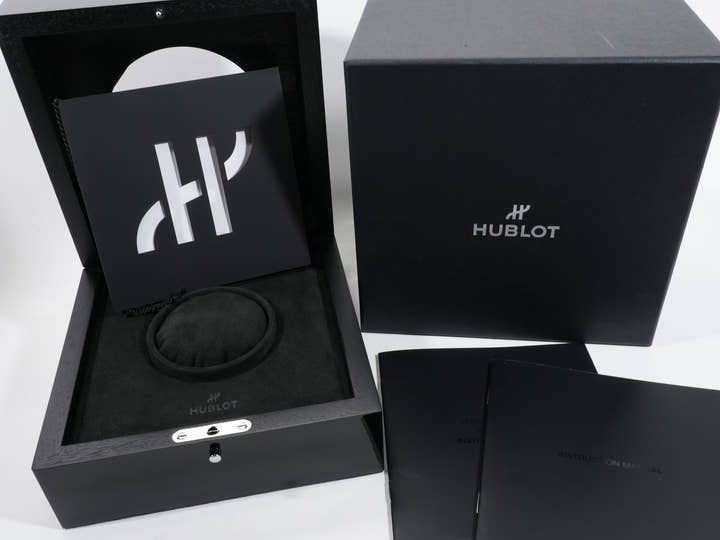 ウブロ クラシックフュージョン クロノグラフ オーリンスキー Ref.549.NI.1270.RX.ORL23 ブラック文字盤 美品 ajyak8za