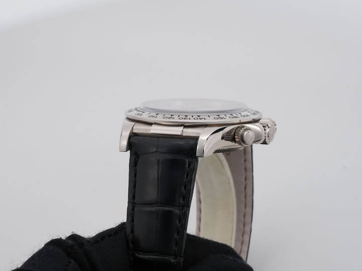 Rolex Daytona El Primero Ref. 16519 White Gold Pave Diamond x 8P Ruby Dial